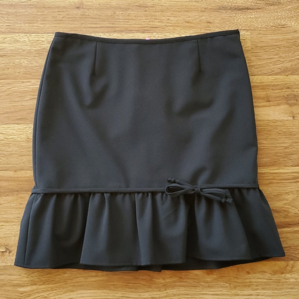Yoana Baraschi Size 6 Black Straight Skirt